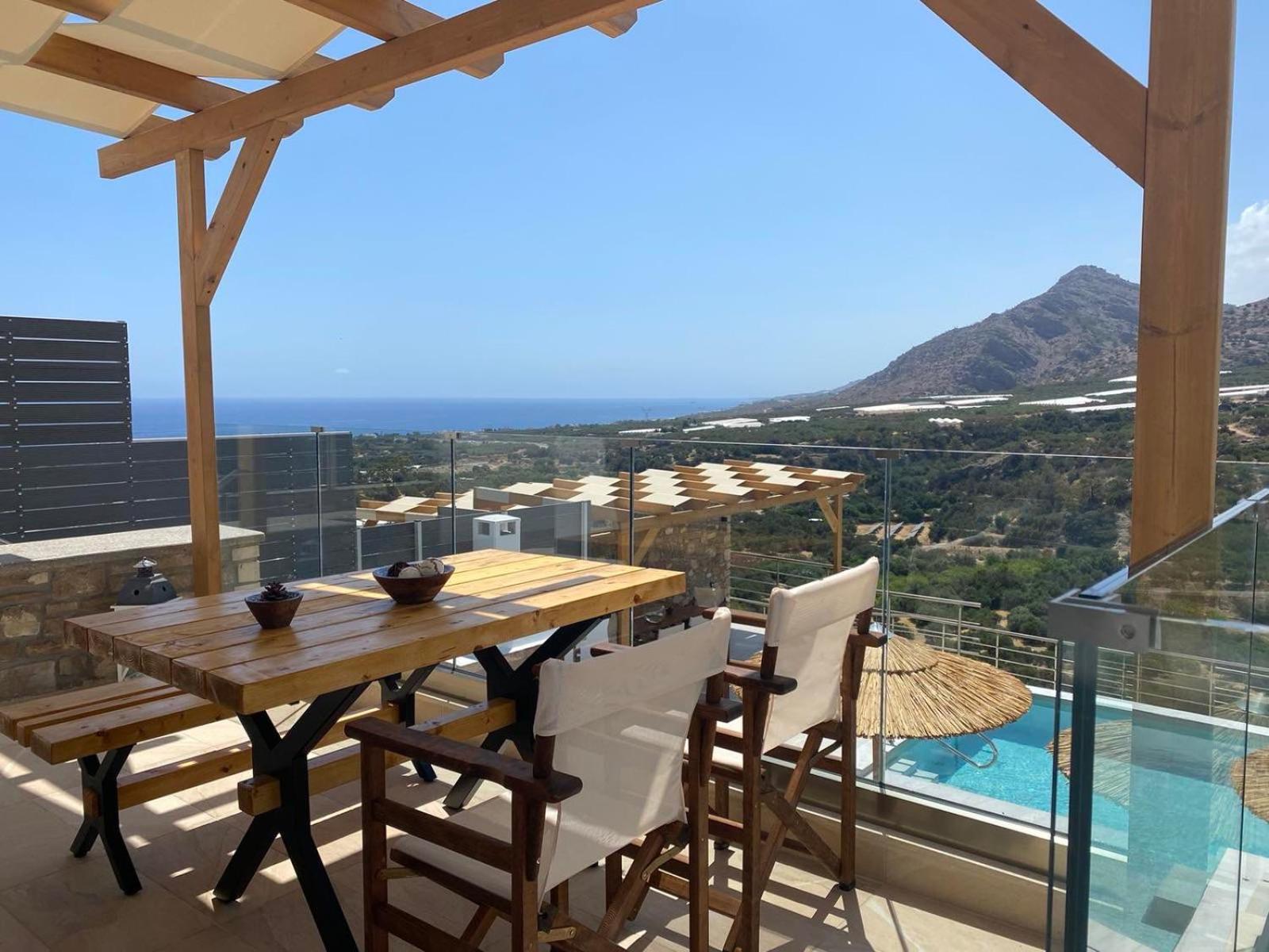 Mediterranean View Villa Макригиалос Экстерьер фото