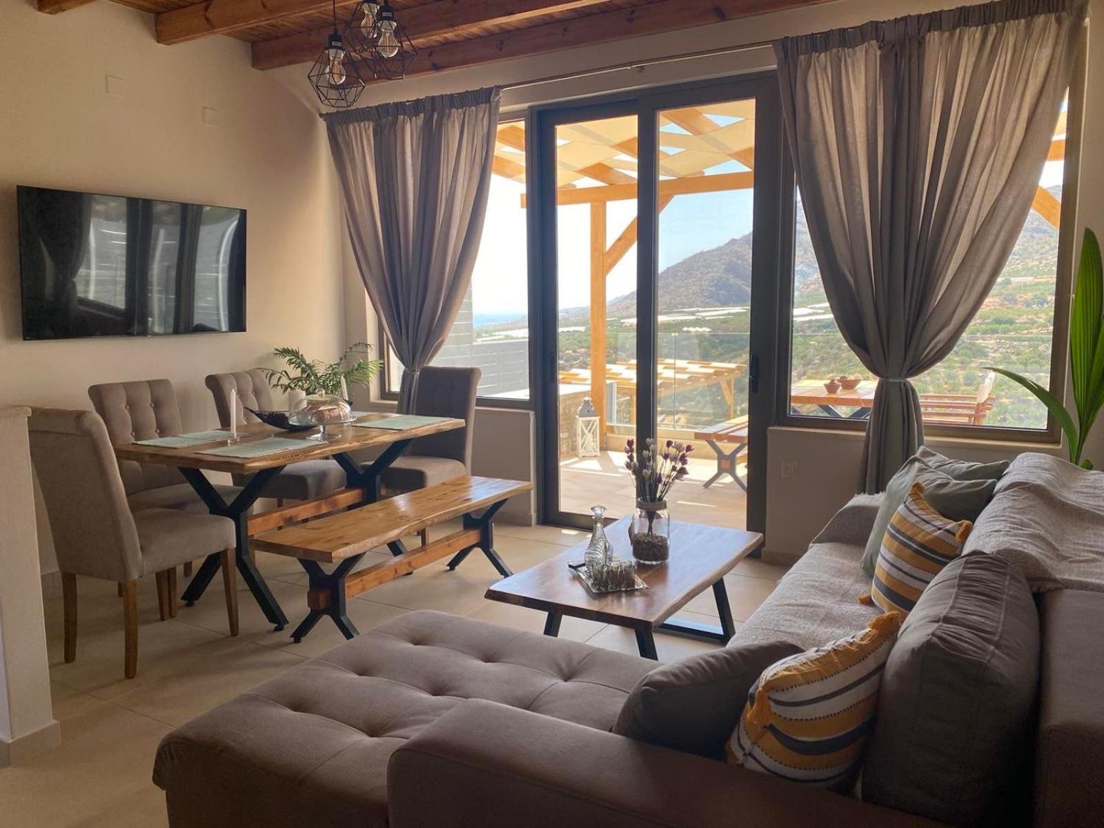 Mediterranean View Villa Макригиалос Экстерьер фото