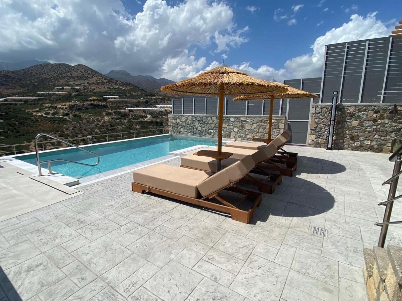 Mediterranean View Villa Макригиалос Экстерьер фото