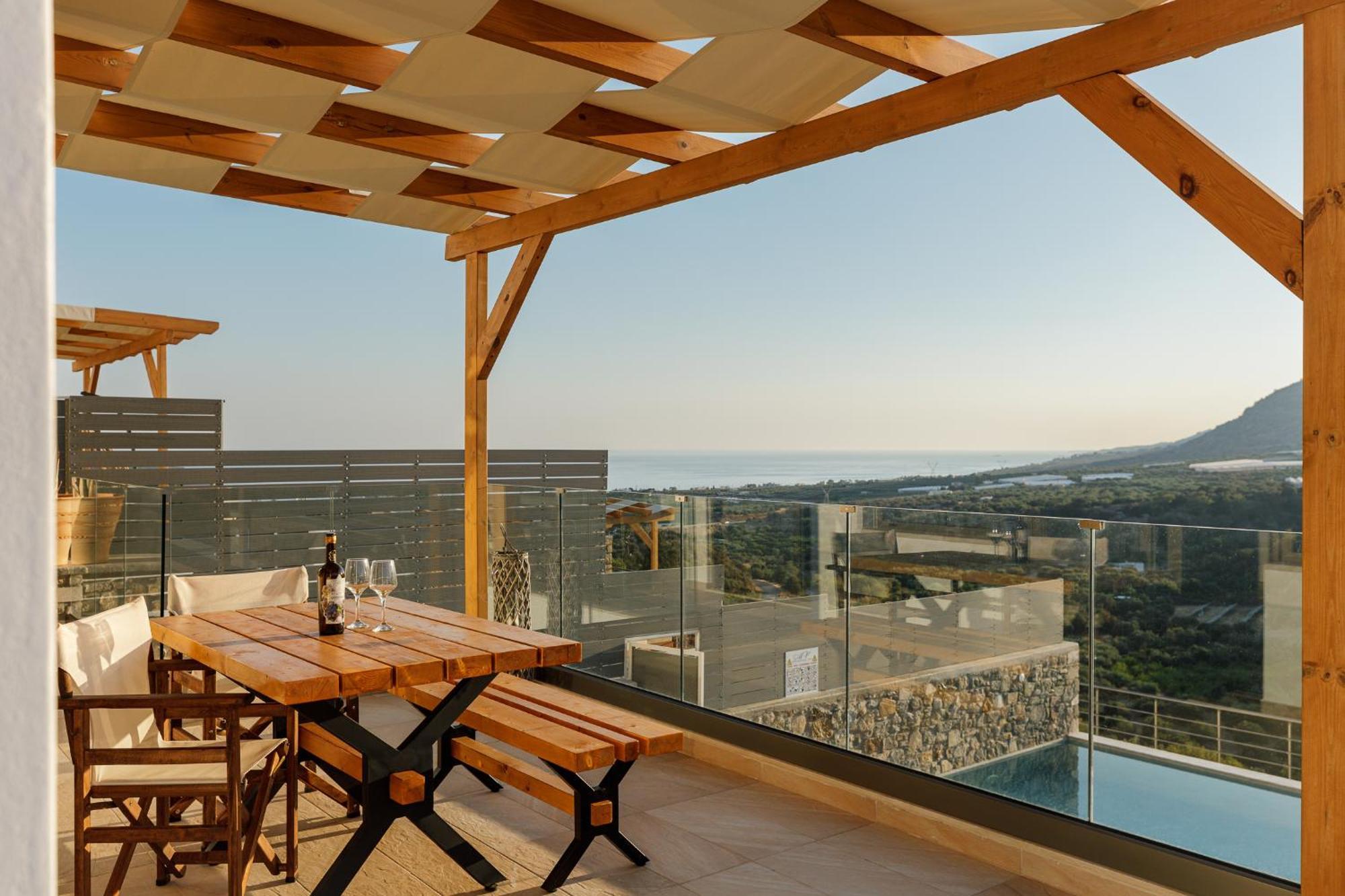 Mediterranean View Villa Макригиалос Экстерьер фото