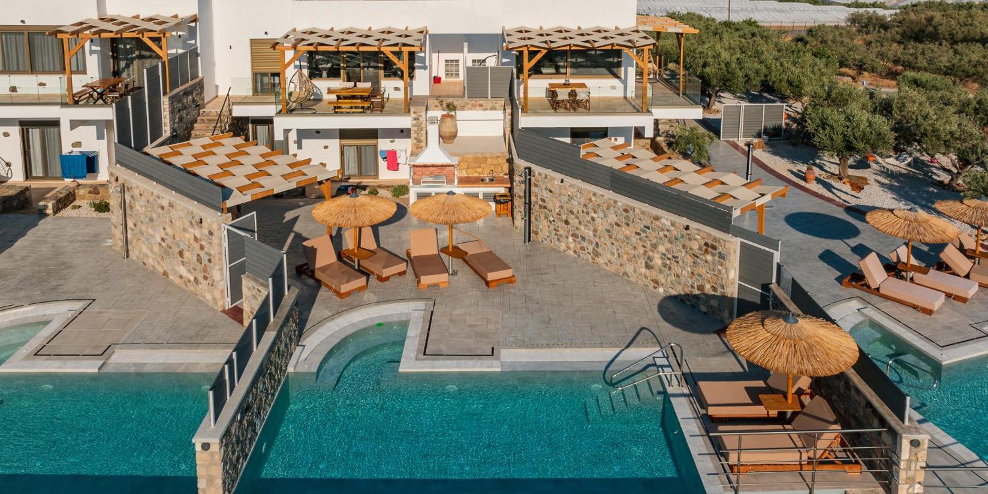 Mediterranean View Villa Макригиалос Экстерьер фото