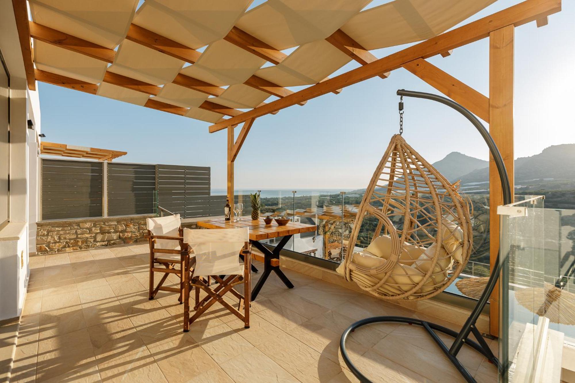 Mediterranean View Villa Макригиалос Экстерьер фото