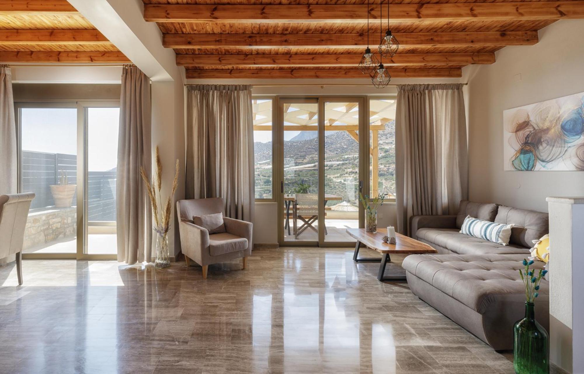 Mediterranean View Villa Макригиалос Экстерьер фото