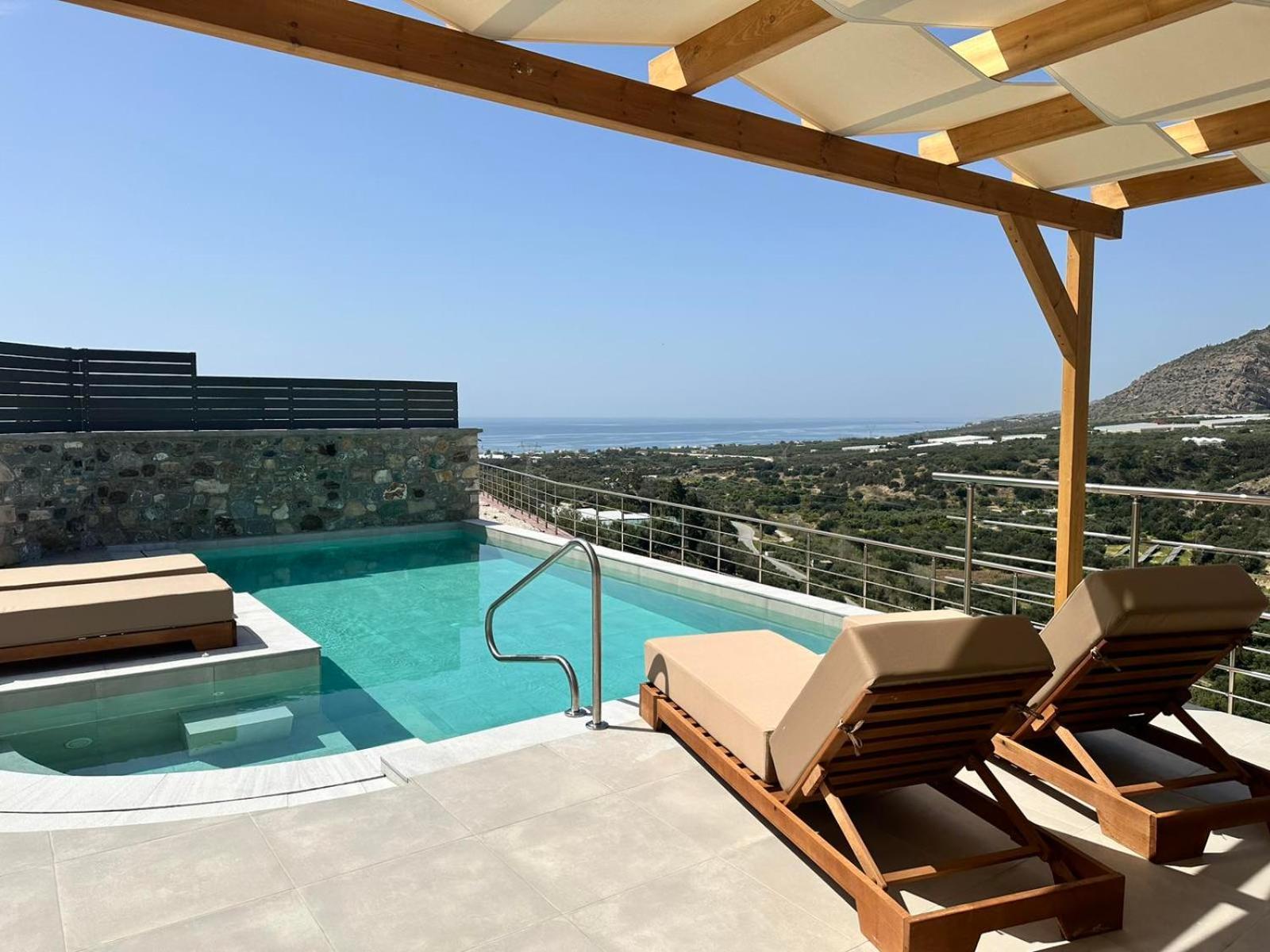 Mediterranean View Villa Макригиалос Экстерьер фото