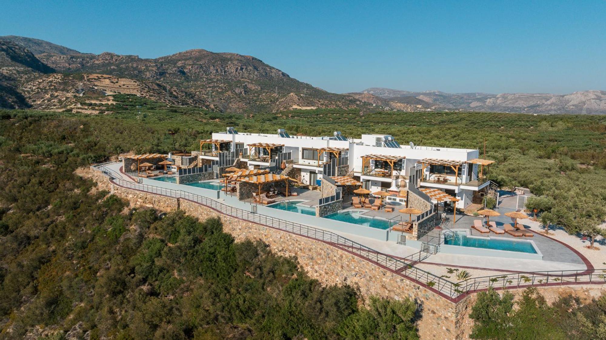 Mediterranean View Villa Макригиалос Экстерьер фото
