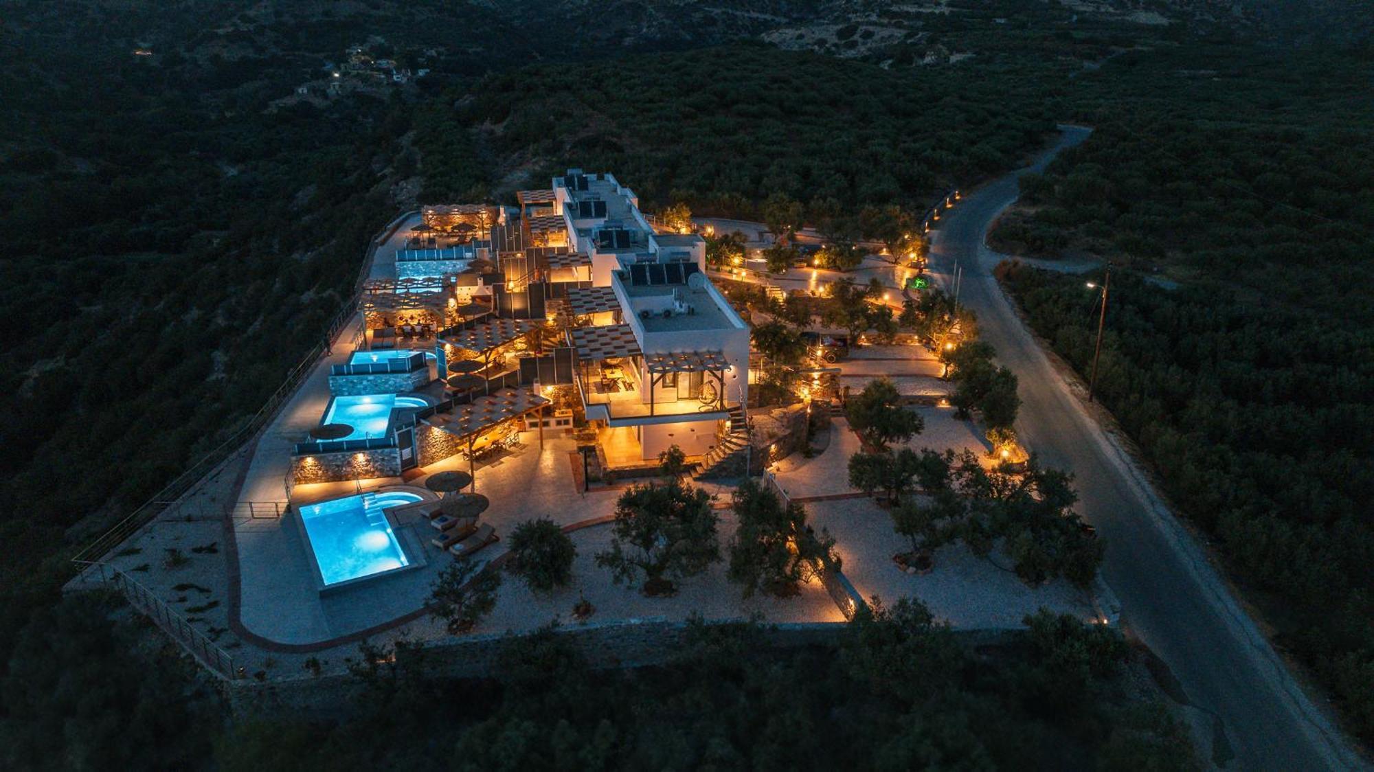 Mediterranean View Villa Макригиалос Экстерьер фото