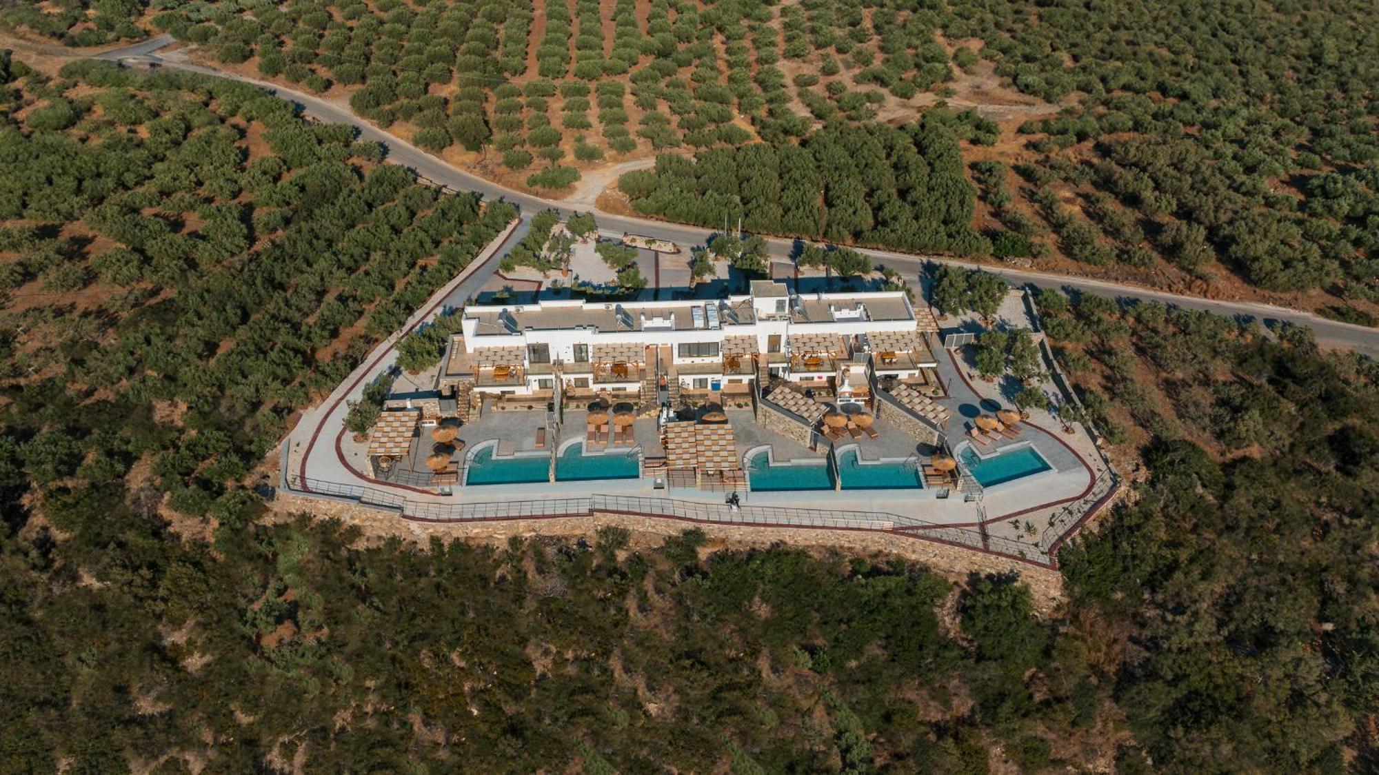 Mediterranean View Villa Макригиалос Экстерьер фото
