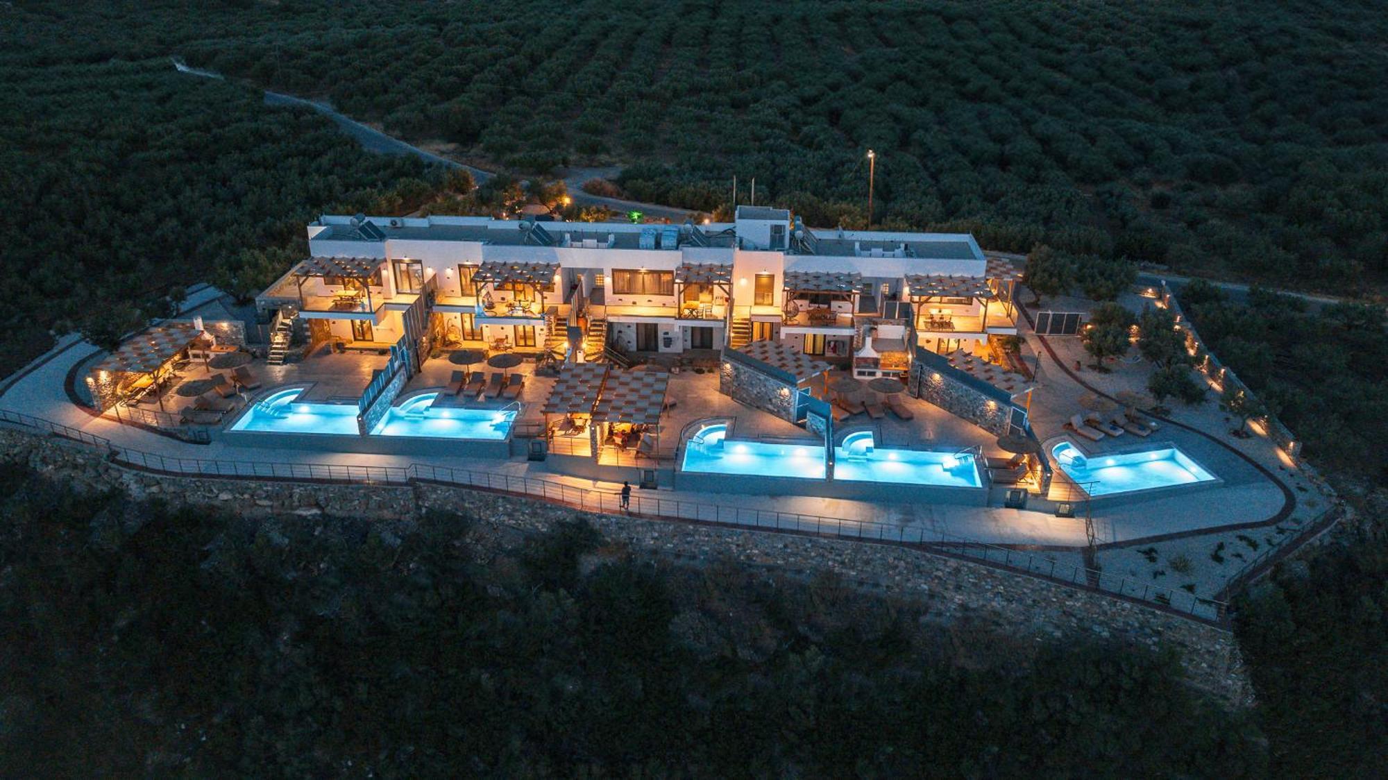 Mediterranean View Villa Макригиалос Экстерьер фото