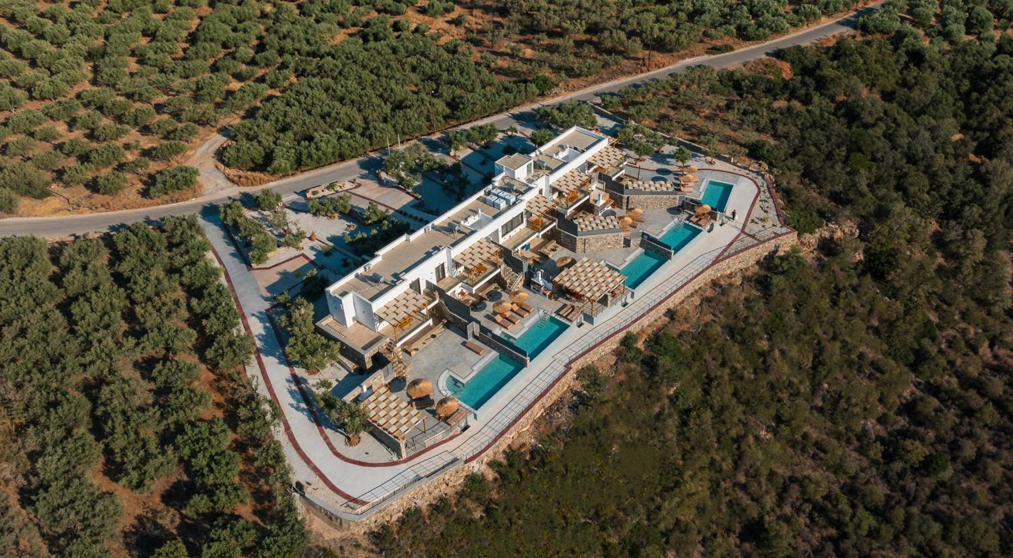 Mediterranean View Villa Макригиалос Экстерьер фото